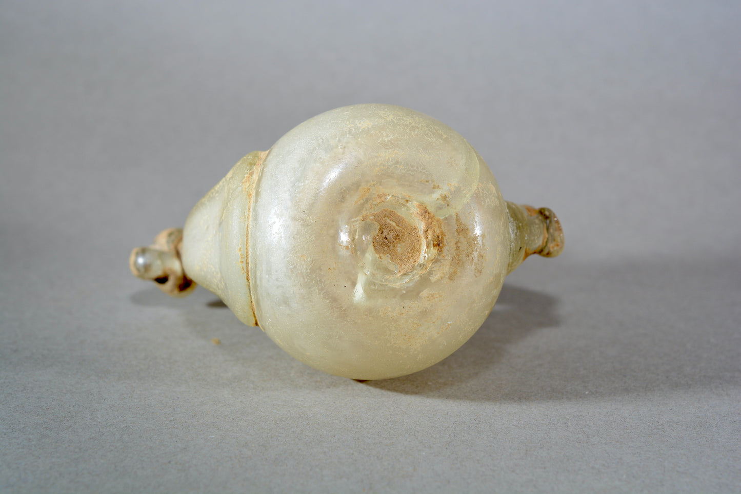 Small ancient glass jug juglet Roman period eastern provinces