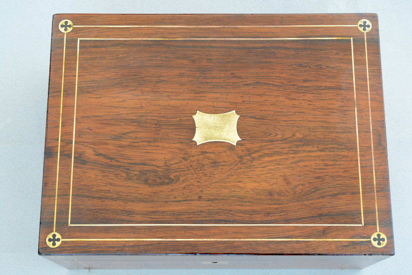 Regency rosewood sewing box by Wm.Dobson Strand London