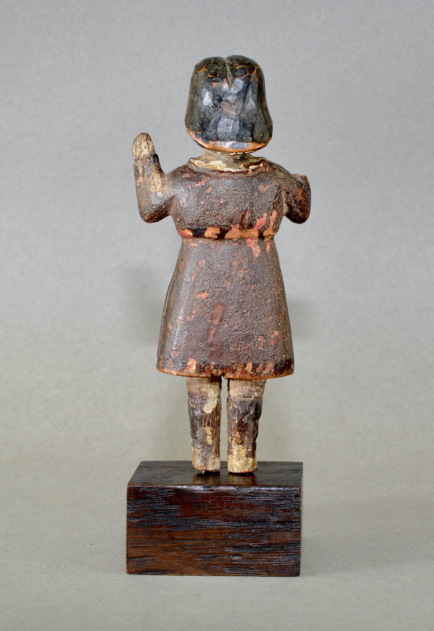 18th century Hispano-Phillippines carved wooden santos figure