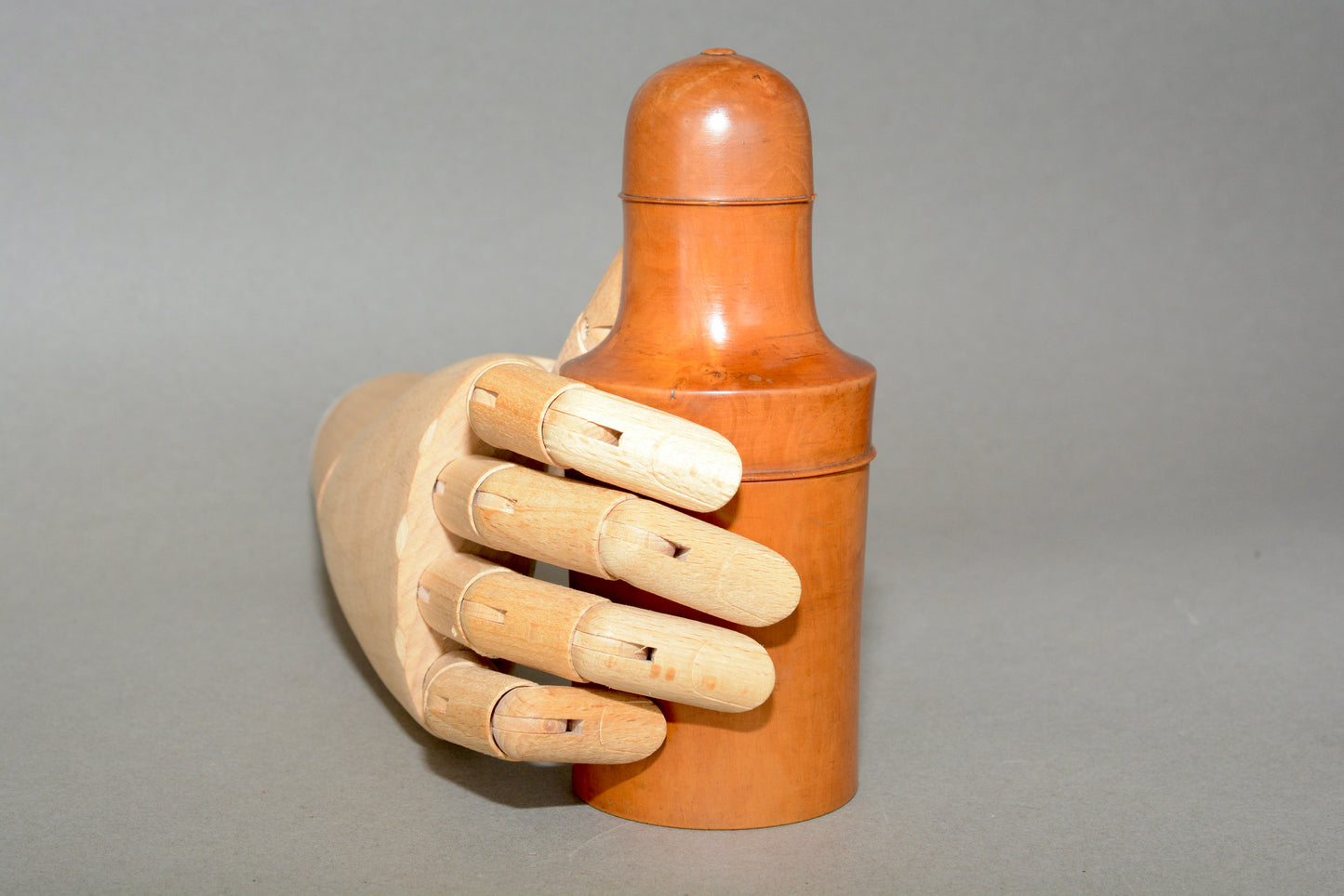 Victorian apothecary medicine bottle in wooden case
