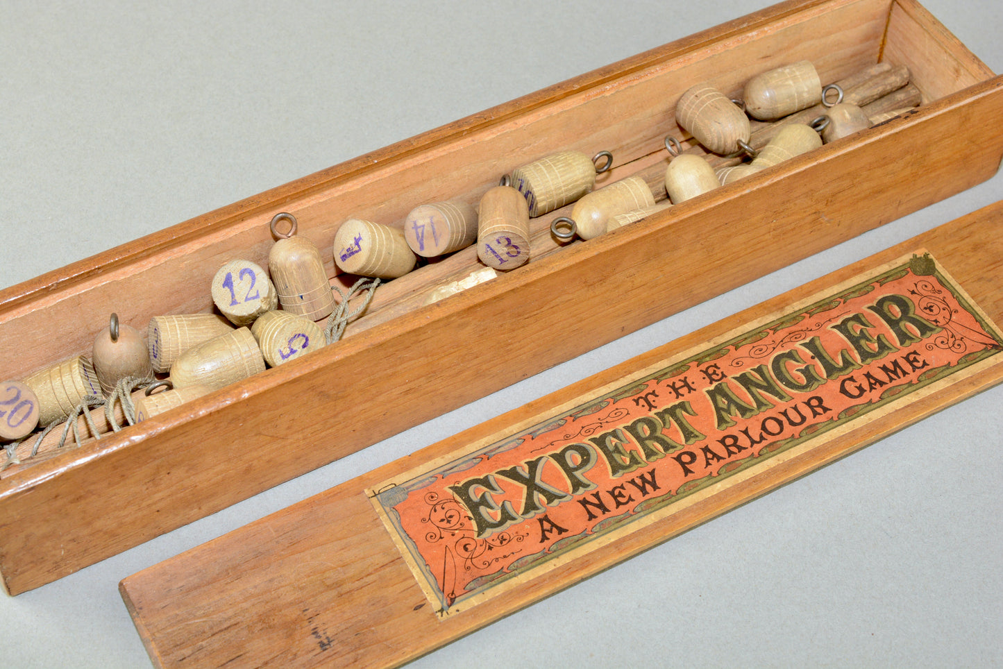 The expert angler boxed parlour game circa.1930
