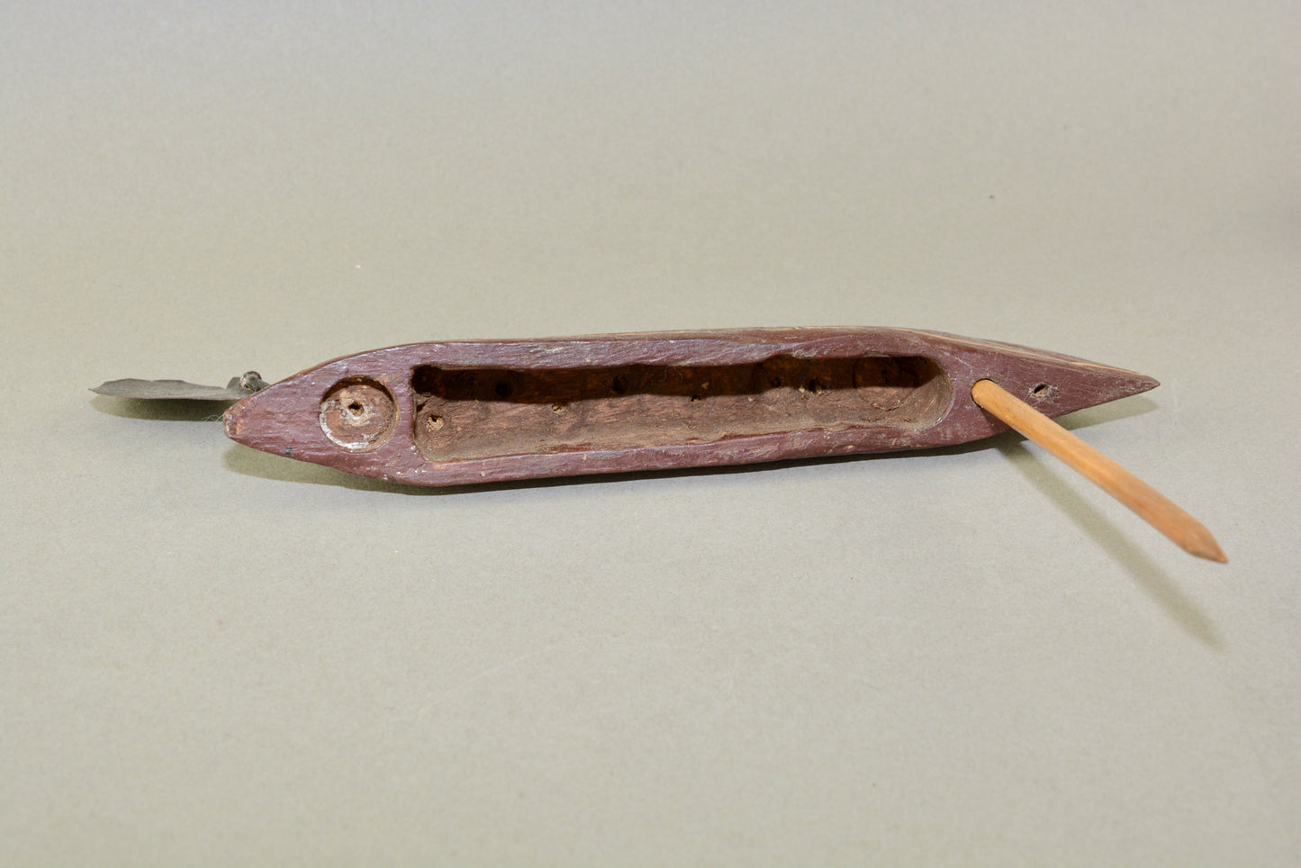 Scratchbuilt model pond yacht folk art boat