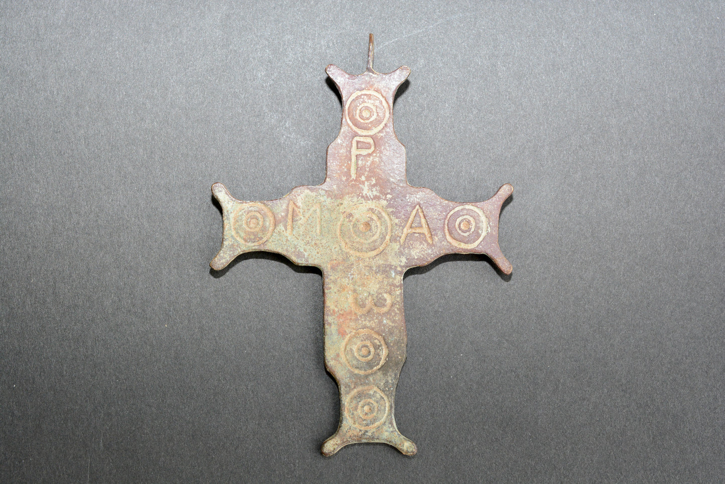 Large 17th century Enkolpion cross Eastern Orthodox crucifix