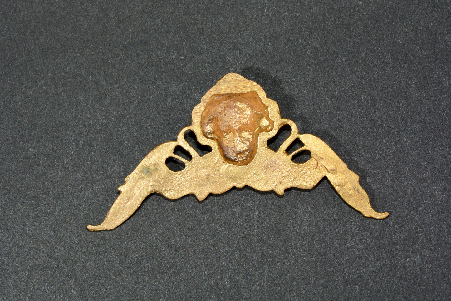 Ormolu angel mount