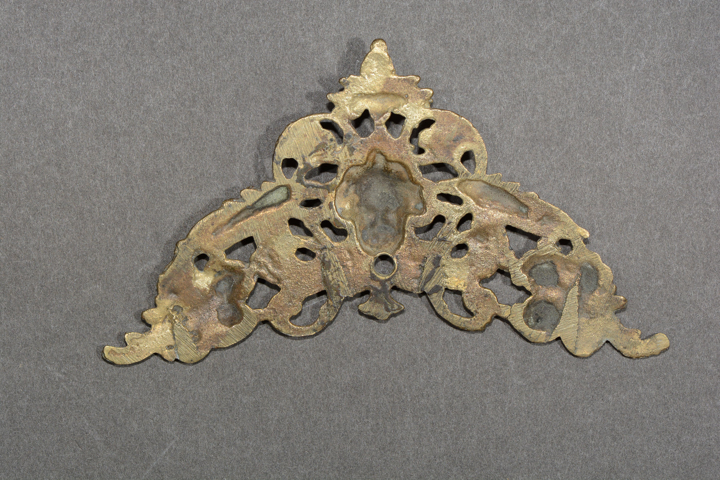 Victorian ormolu mount angel amongst folliage