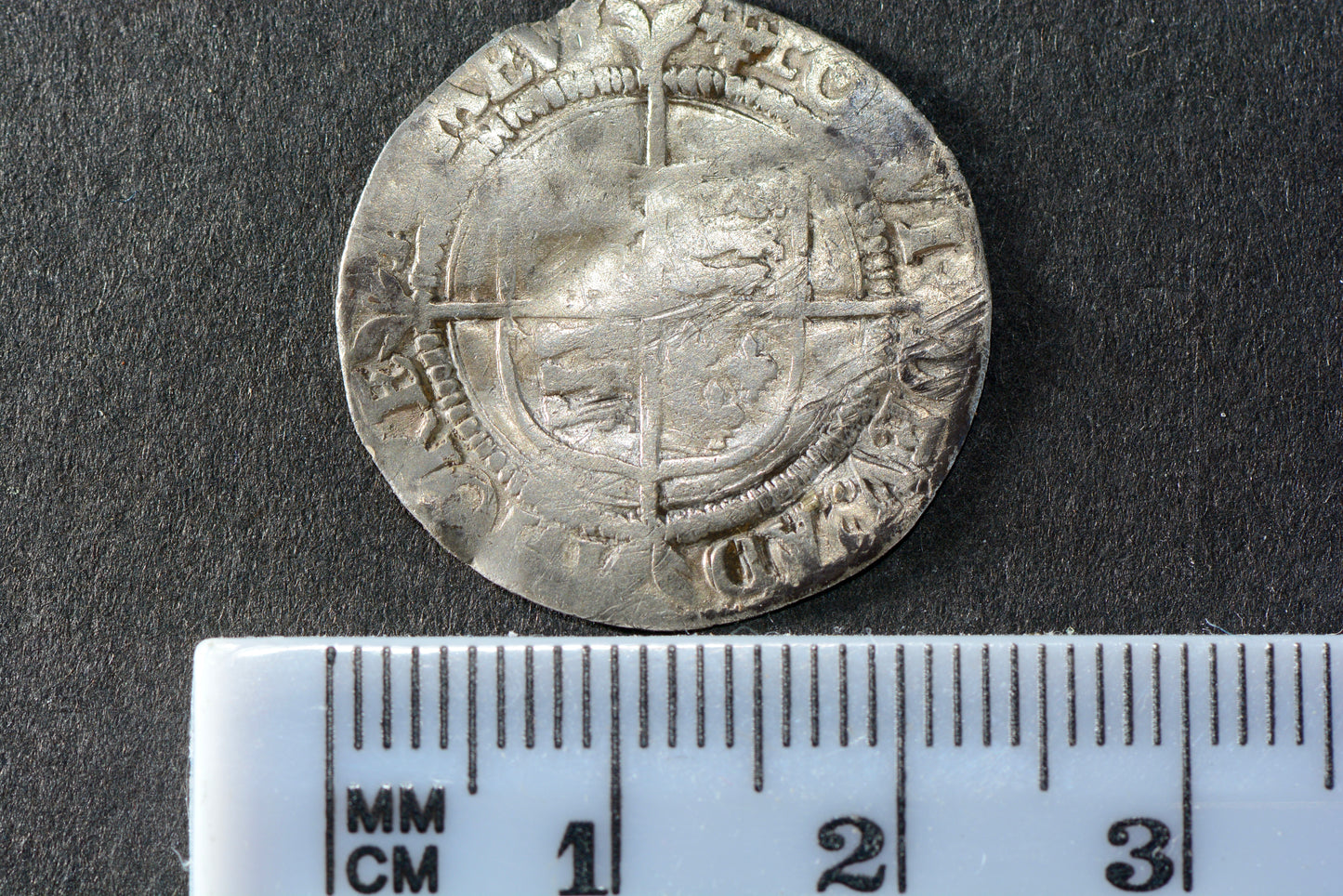 1560-1561 Elizabeth I Hammered Silver Groat Cross Crosslet