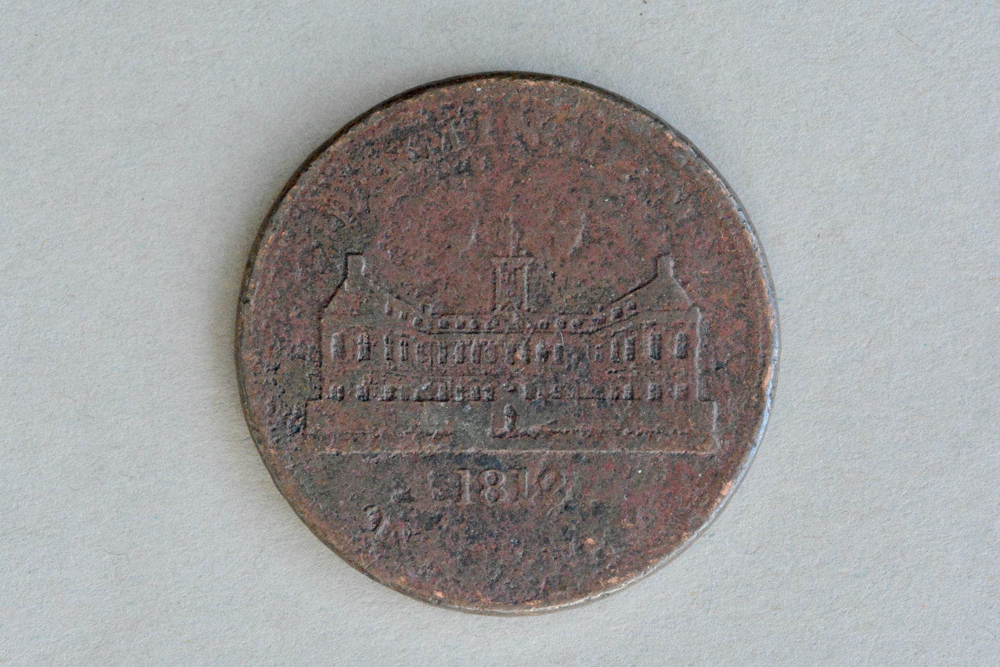 Birmingham Workhouse token 1812 M14