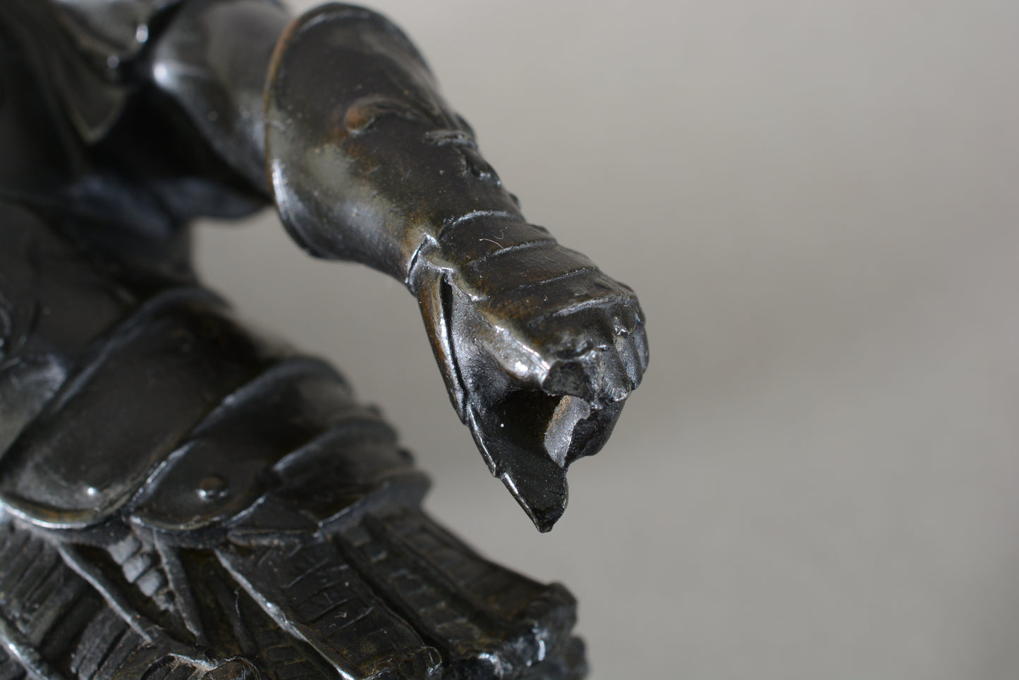 Sculptural figure of a Knight in armour circa.1900