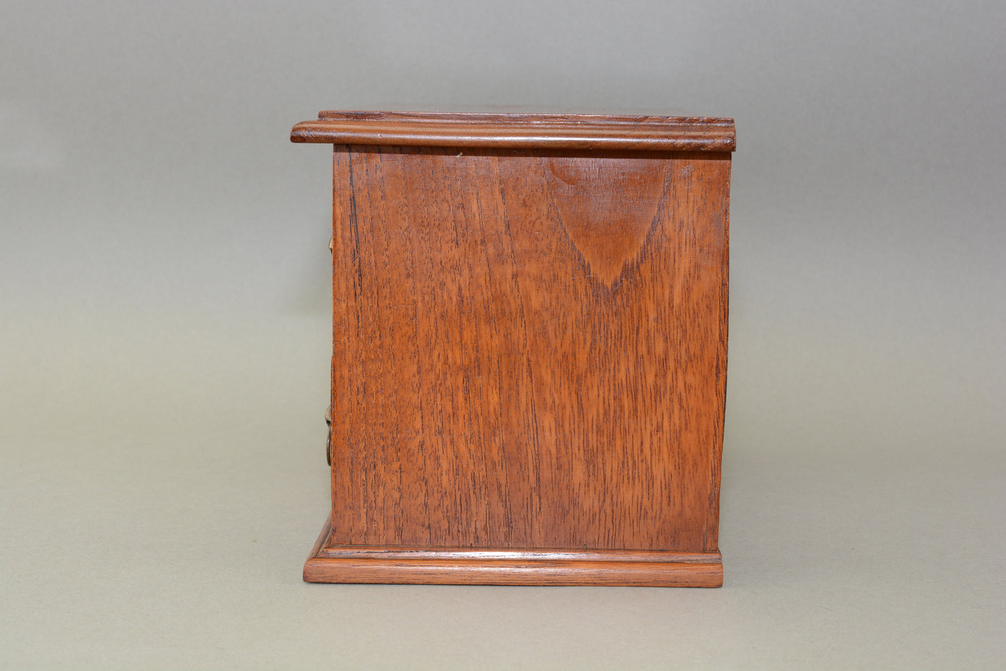 Edwardian oak miniature chest of drawers