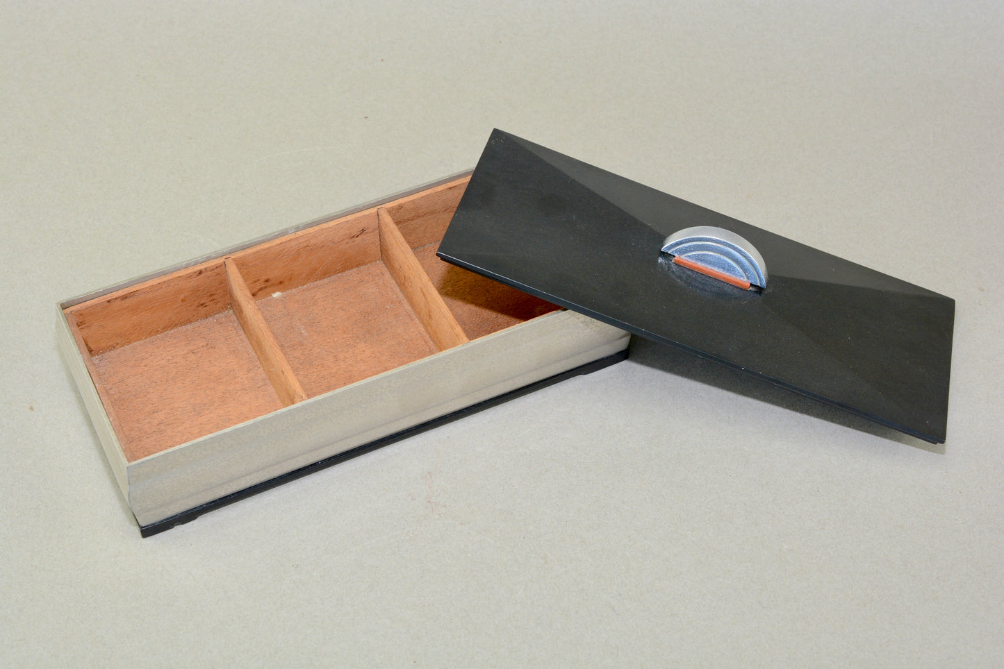 American Art Deco cigarette box