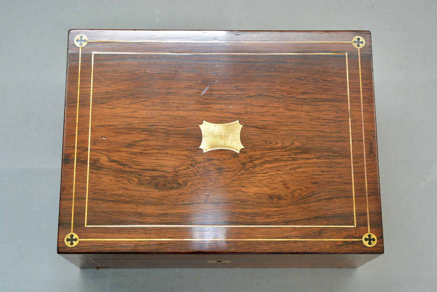 Regency rosewood sewing box by Wm.Dobson Strand London