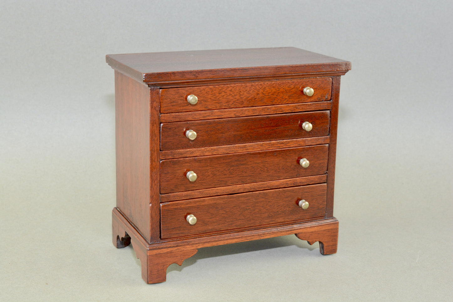 Miniature Georgian style chest of drawers jewel case jewellery