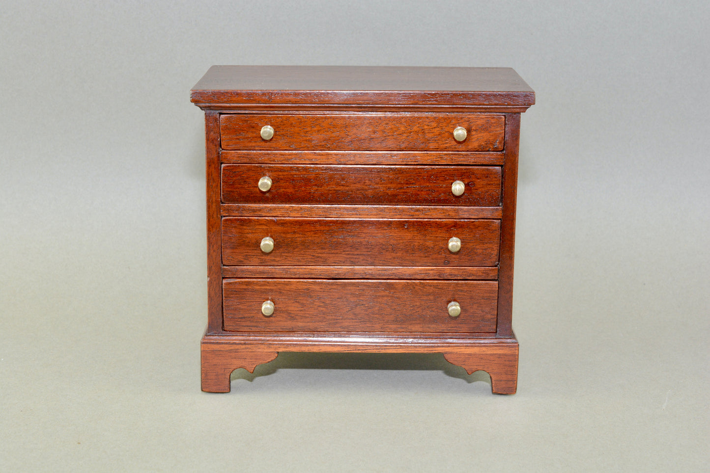Miniature Georgian style chest of drawers jewel case jewellery