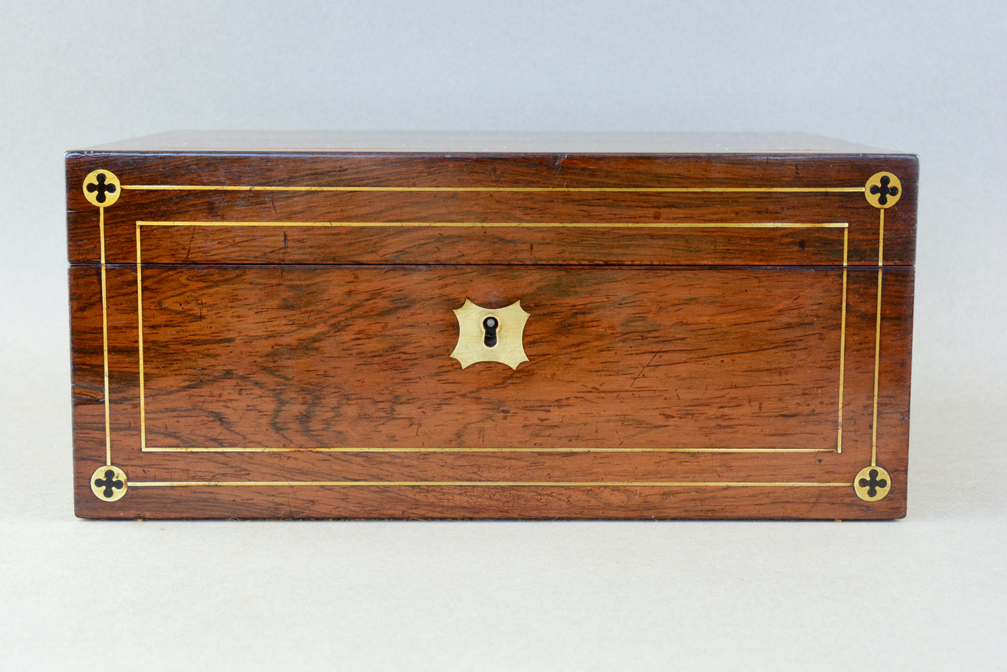 Regency rosewood sewing box by Wm.Dobson Strand London