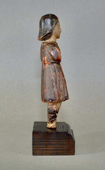 18th century Hispano-Phillippines carved wooden santos figure