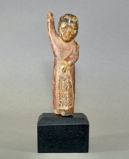 18th century Hispano-Phillippines carved wooden santos figure