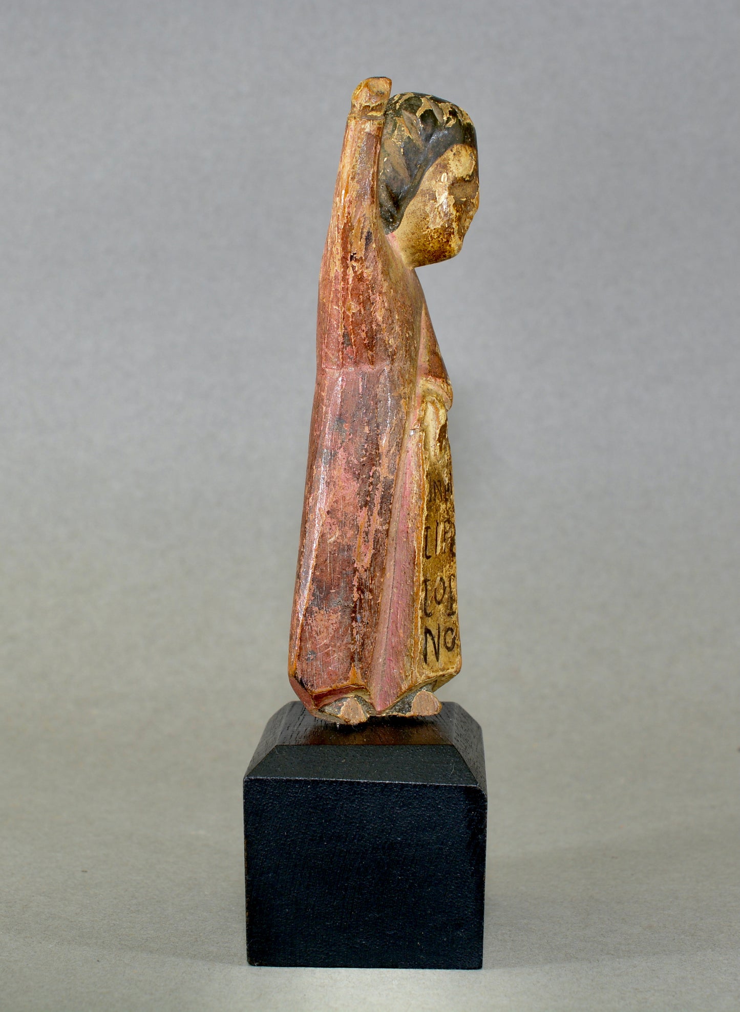 18th century Hispano-Phillippines carved wooden santos figure