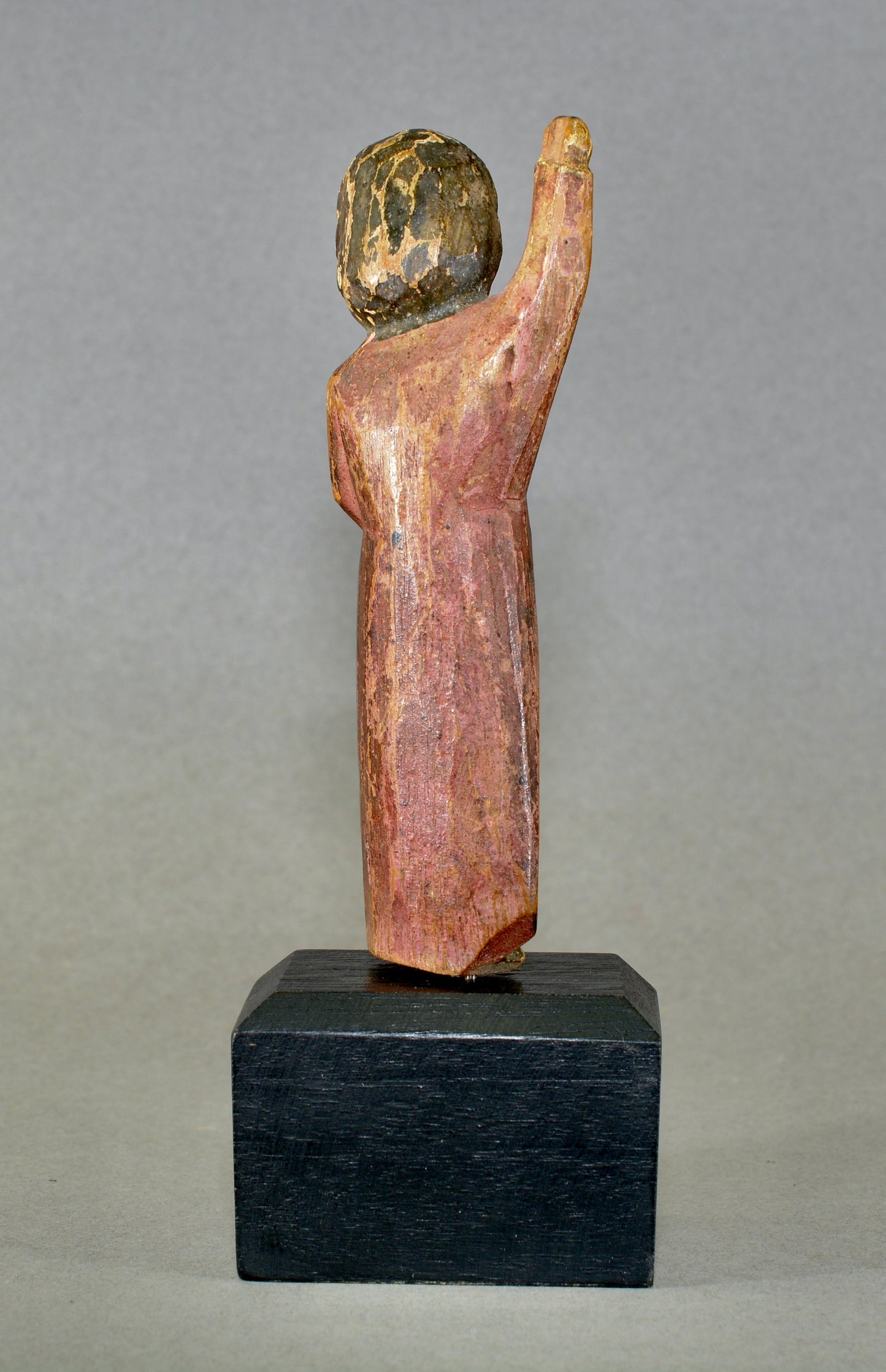 18th century Hispano-Phillippines carved wooden santos figure