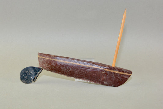 Scratchbuilt model pond yacht folk art boat