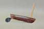 Scratchbuilt model pond yacht folk art boat