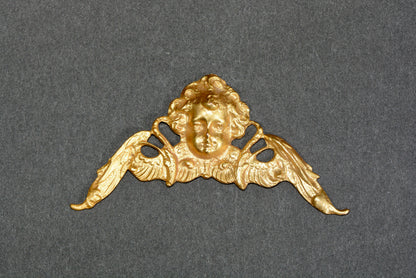 Ormolu angel mount