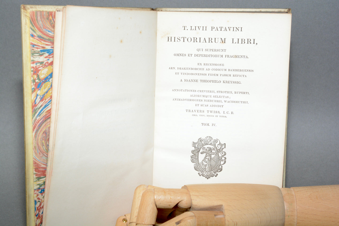 Velum bound Livii historia 1841
