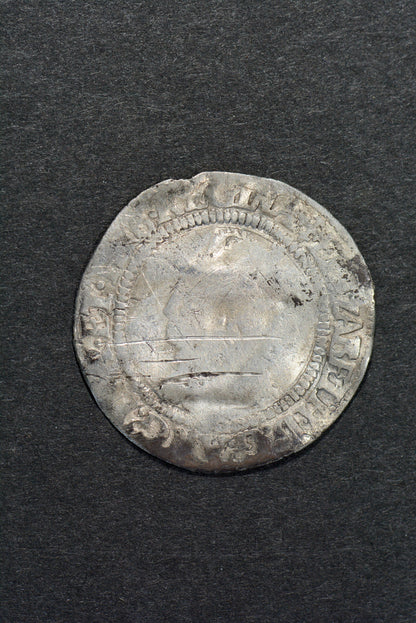 1560-1561 Elizabeth I Hammered Silver Groat Cross Crosslet