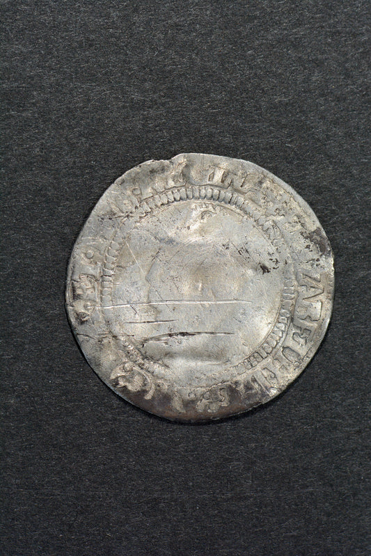 1560-1561 Elizabeth I Hammered Silver Groat Cross Crosslet