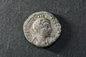 Ancient Roman silver denarius coin Antoninus emperor on horseback M5