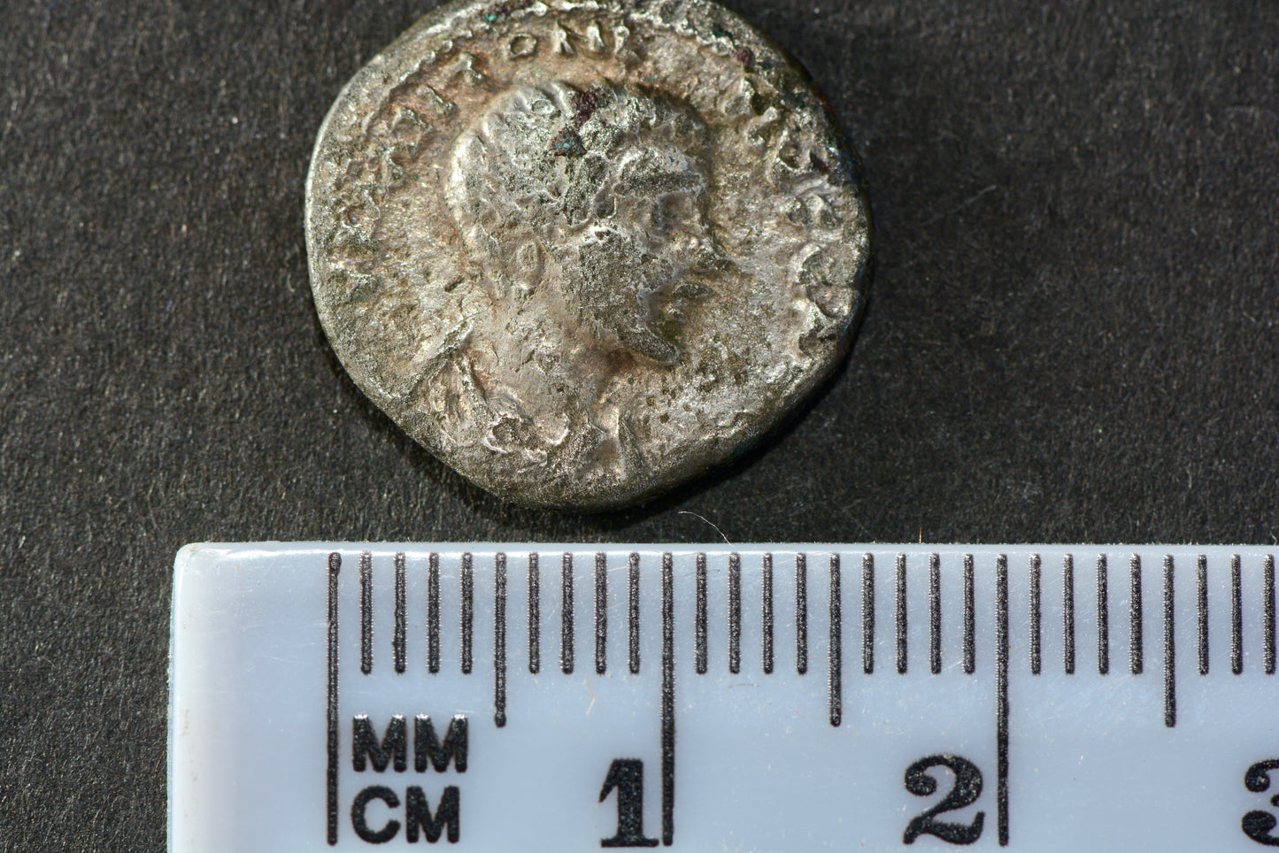Ancient Roman silver denarius coin Antoninus emperor on horseback M5
