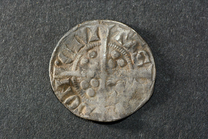 King Edward 1st hammered silver penny 1272-1307 Medieval English coin M7