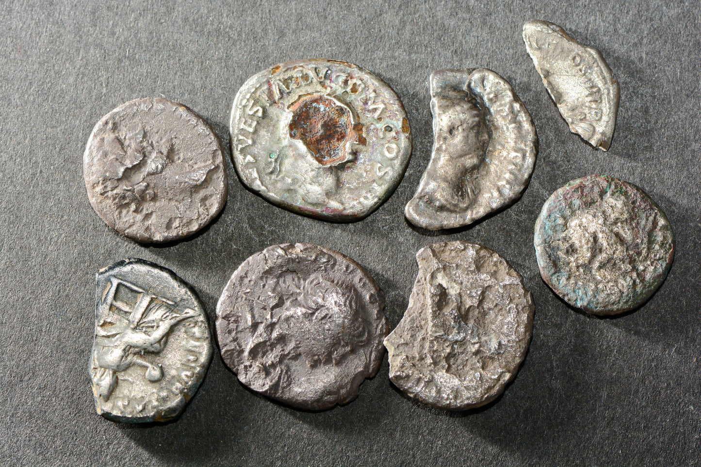 A group of Ancient Roman silver coins M10