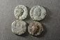 Four ancient Roman bronze coins M13
