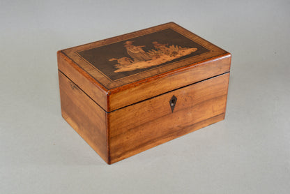 Edwardian inlaid Sorrentoware box