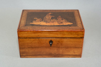 Edwardian inlaid Sorrentoware box