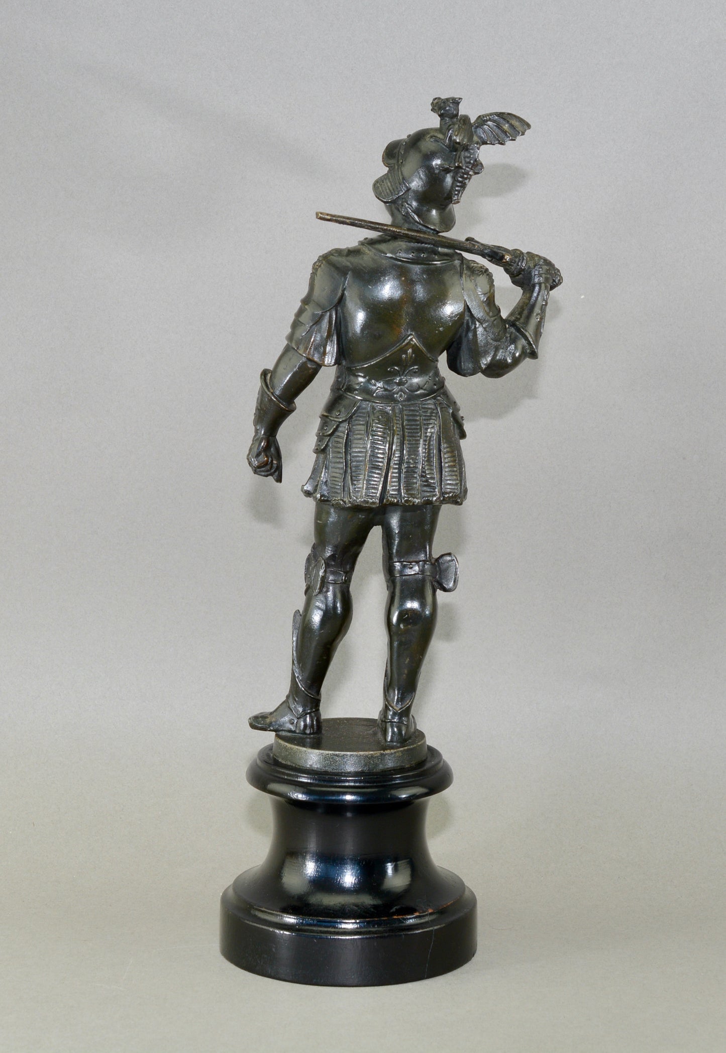 Sculptural figure of a Knight in armour circa.1900