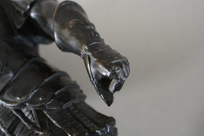 Sculptural figure of a Knight in armour circa.1900