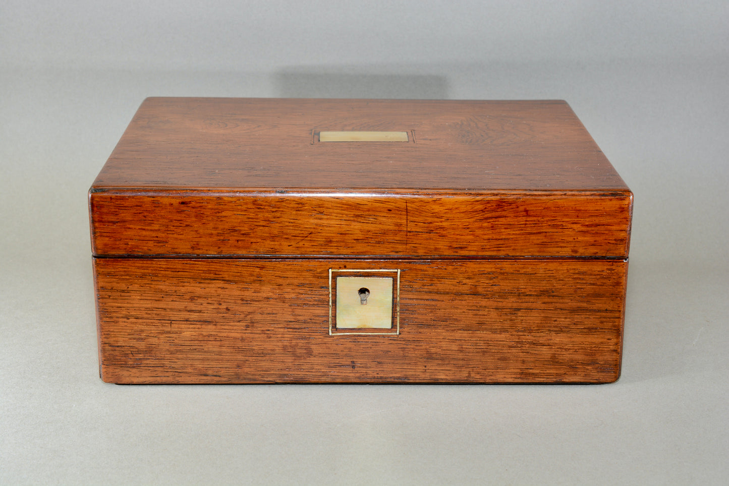 Victorian Rosewood and mother of pearl sewing box