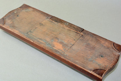 Edwardian cribbage board with drawer