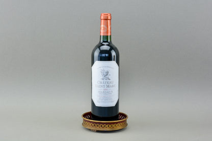 French toleware wine bottle coaster