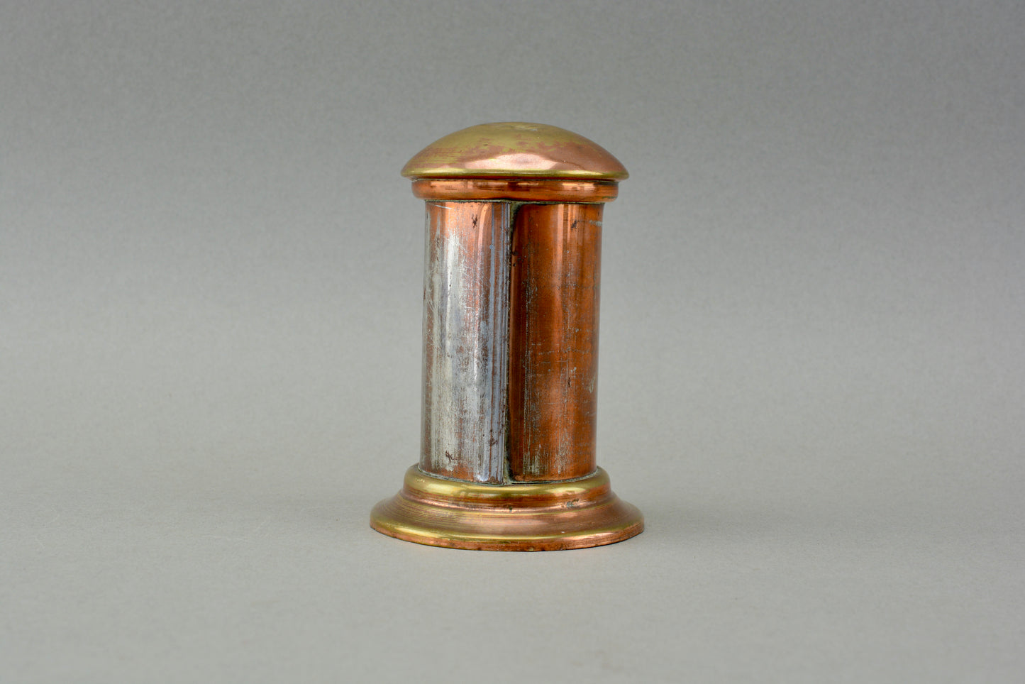 English brass money box coin bank